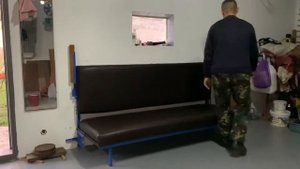 Складной (откидной) диван своими руками на дачу, в гараж (+ двухъярусная кровать).