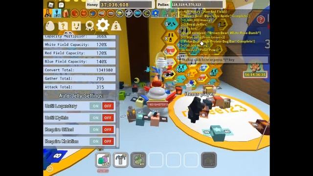 I GOT STAR JELLY FROM LEAVES?!?!?!?! (Bee swarm simulator) смотреть онлайн