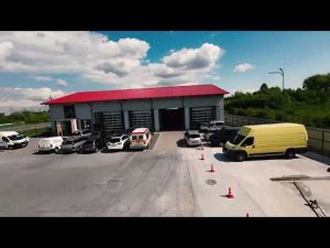 Съемка на FPV дрон, сервисного центра Технофранц
