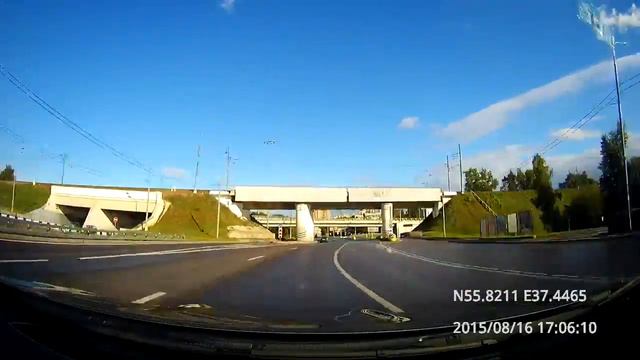 Химки - Щукино - Аэропорт / Khimki - Shchukino - Aeroport 16/08/2015 (timelapse 4x)