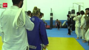 Initiation of a sambist into jiujitero\Why Ivan Vasilchuk - sambo academy received a purple belt bj