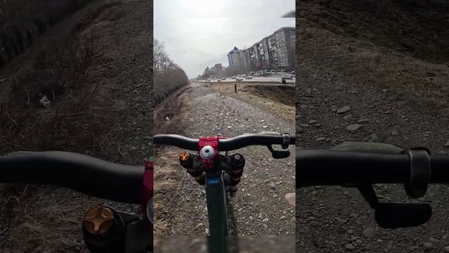 DH Bike Old! Попрыгали с дамбы. #freeride #downhill