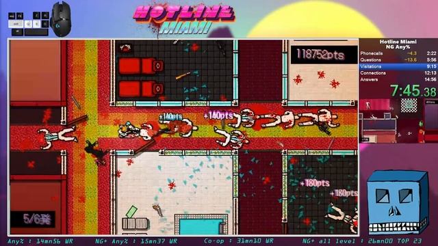 [SEGMENTED] Hotline Miami Speedrun Any% 14:15