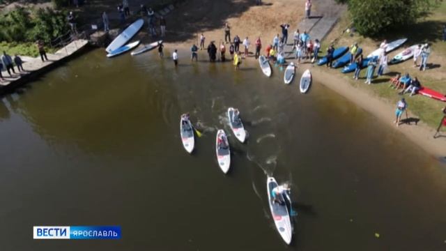 В Ярославле стартовали Всероссийские соревнования по сапсерфингу смотреть онлайн