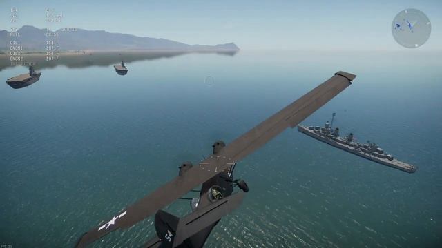 Landing a PBY-5A Catalina On U.S.S. Enterprise with No damage. смотреть онлайн