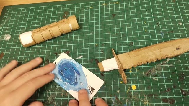 Как сделать M9 Bayonet из картона|standoff 2 смотреть онлайн