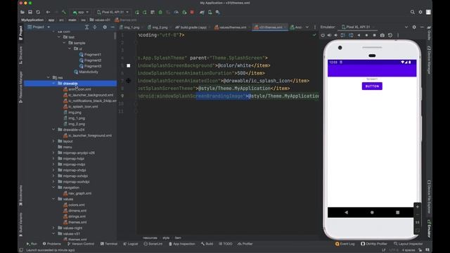 Create splash screen with Splash Screen API #android #androiddevelopment #splashscreen #development