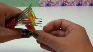 Чехол для карандаша из резинок радужек без станка | русский