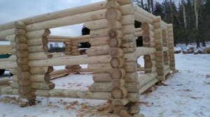 Беседка из бревна 6*6.