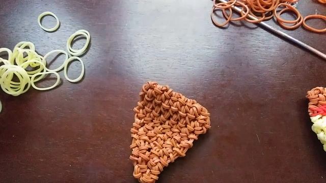 Loomigurumi Pizza Tutorial (Rainbowloom) смотреть онлайн