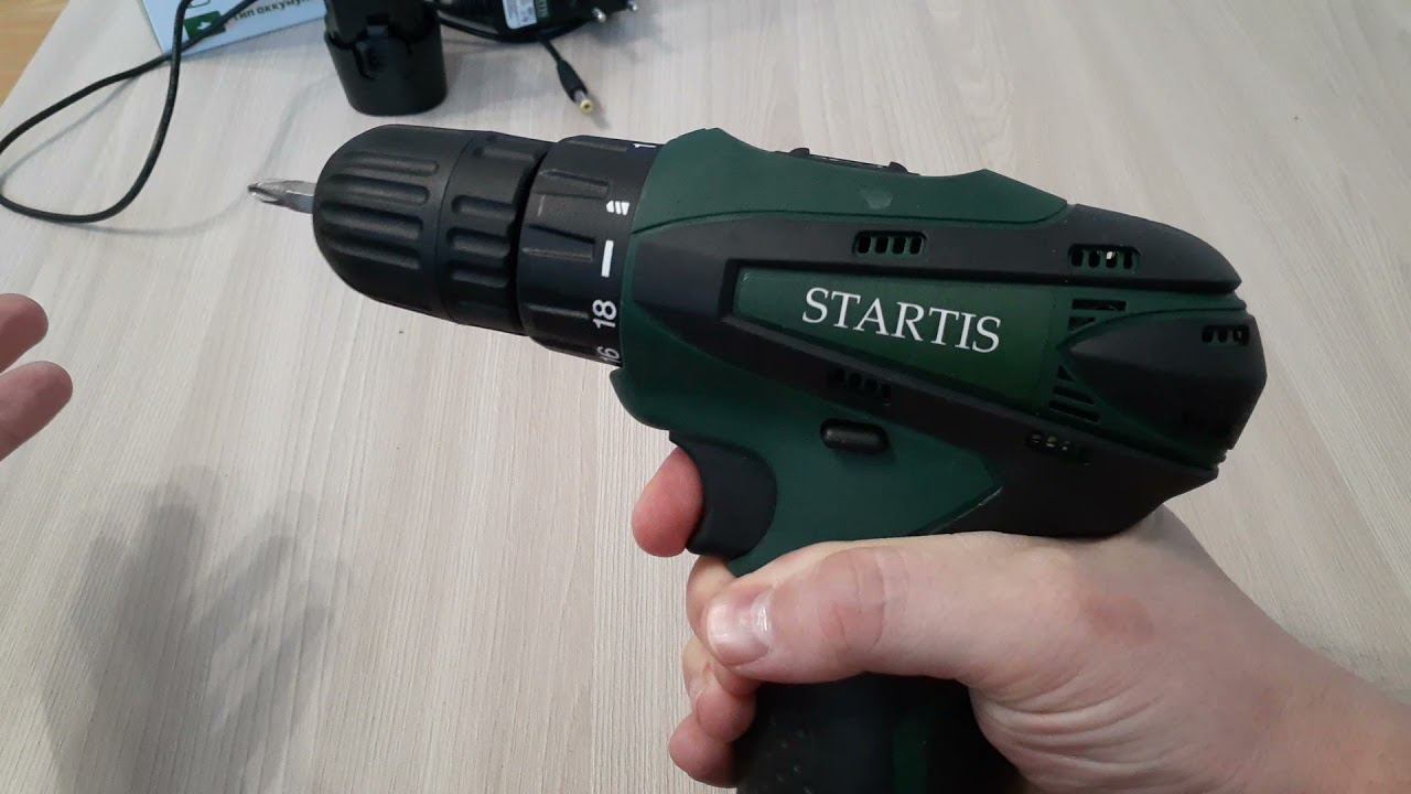 STARTIS шуруповёрт аккумуляторный модель V165 смотреть онлайн
