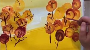 Рисуем с детьми осень 4-5 лет   #рисуемсдетьми #рисуемдома #обучениерисованию #art #drawing