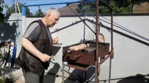 Бычьи яйца на мангале