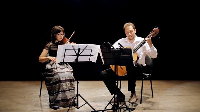 Gallarda Duo - Bela Bartok - Romanian folk dances - Румынские танцы - Бела Барток - Дуэт Гальярда смотреть онлайн