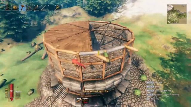 Башня магов из WoW - Valheim построил башню