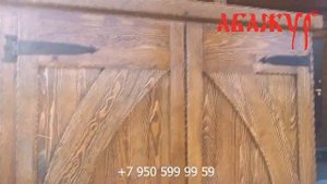 Шкаф под старину из сибирской сосны
