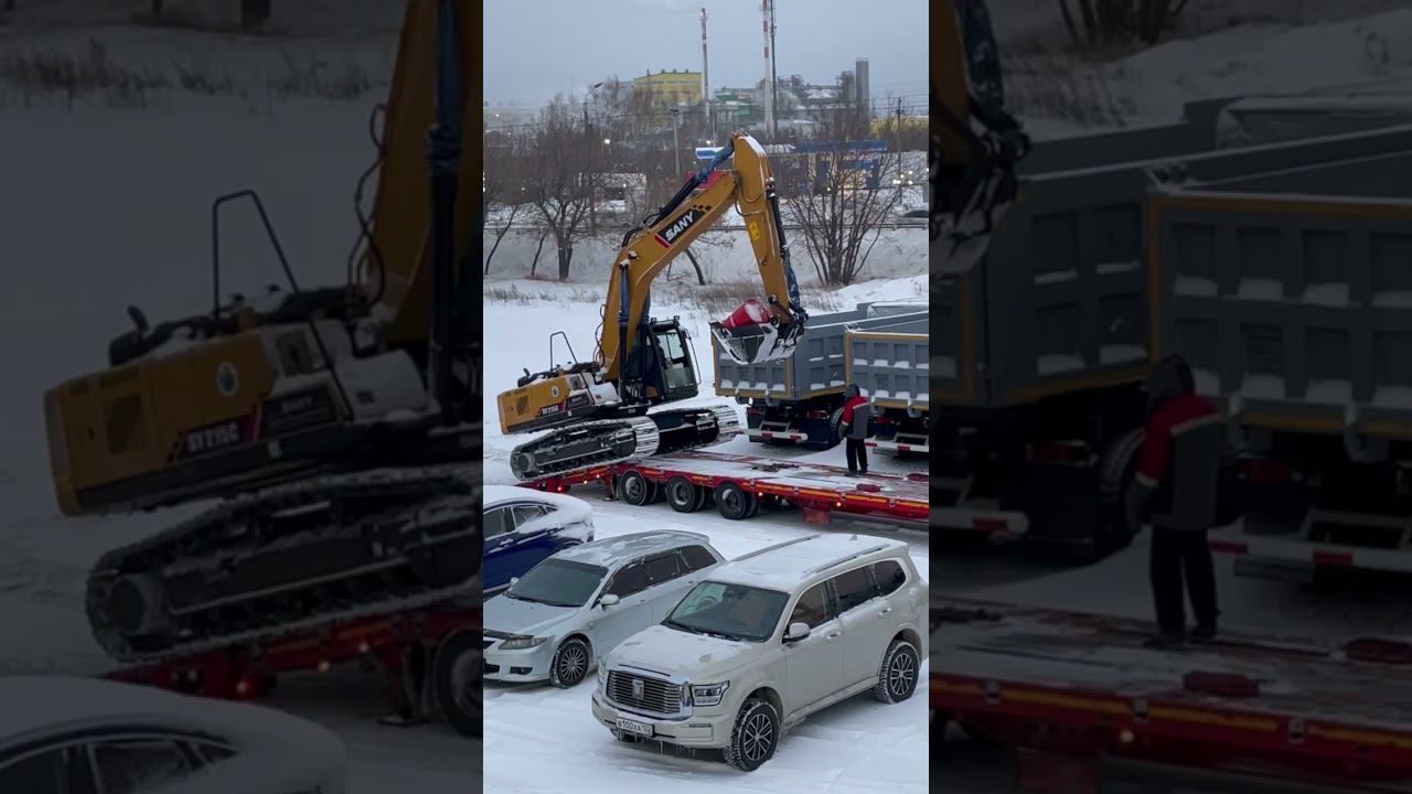 ⭐ Гусеничный экскаватор SY215C сегодня был отгружен в Республику Алтай!!!