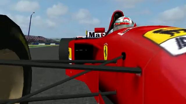 perda ligeira F1 Challenge 99 02 1995 Silverstone GB Race condições de Monsoon, apenas uma geral de смотреть онлайн