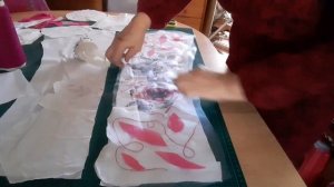 Безрукавка в технике пэчворк пицца в комплектации с кофточкой.