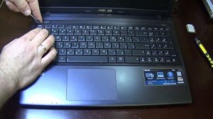 Как разобрать ноутбук asus f55v How to disassemble laptop Asus F55V