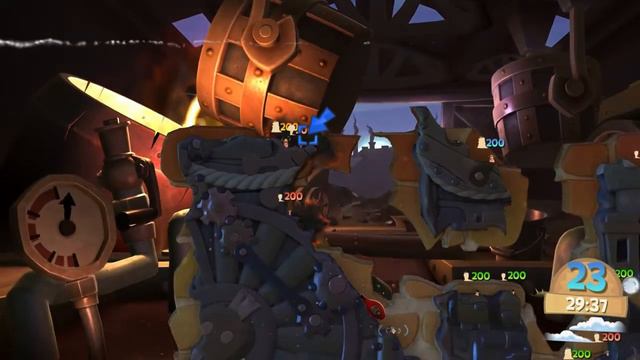 Worms: Clan Wars  смена дня и ночи