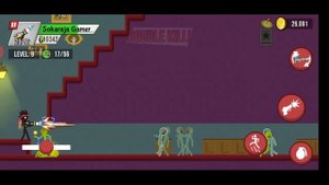 Stickman vs Zombies Gameplay Chapter 4 part 1 Level 1-15