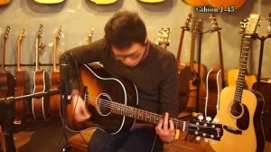 Martin D-28 VS Gibson J-45 comparison/원미사운드