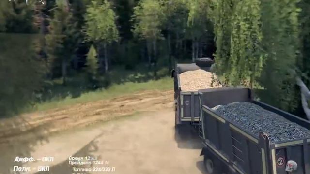 SpinTires Обзор карты Трофейная