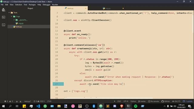 Discord.py Tutorial | Create/Delete Emoji Command
