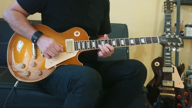 Gibson Les Paul Standard 1998 - Gary Moore - One Day (cover) смотреть онлайн