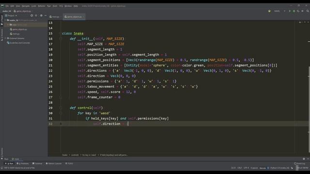 Let's code 3D Snake Game in Python [ DEPRECATED ] смотреть онлайн