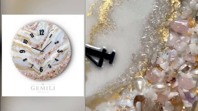 Круглые часы с мультинабором камней ?? смотреть онлайн