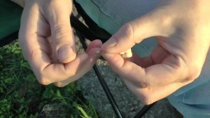 Крючок с пружинкой для мягких насадок