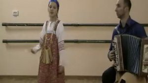 ЯРОВАЯ СОЛОМА плясовая песня. Сольное народное пение ЗАТЕЯ дети