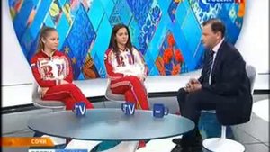 Юлия Липницкая и Аделина Сотникова-Yulia Lipnitskaia and Adelina Sotnikova сочи2014.