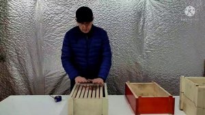 Улучшеный 8ми рамочник. Полиуретановый восмирамочник на улей рогатый.