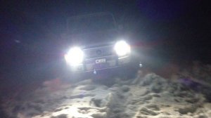 Mercedes G55 Gwagon Snow Drifting AMG