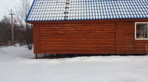 Баня 4×9 ,с комнатой отдыха ,на винтовых сваях