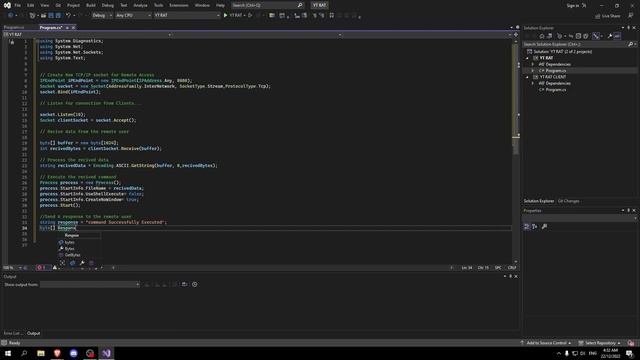 Creating a C# Remote Administration Tool (RAT) from Scratch - Part 1 смотреть онлайн
