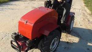 Минитрактор-переломка 4x4 #20. Первый выезд дубль два.