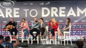 Serbia Eurovision 2019 - Press Conference - OGAE GREECE