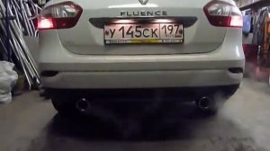 Раздвоение выхлопной системы Renault Fluence в Spec-auto.ru