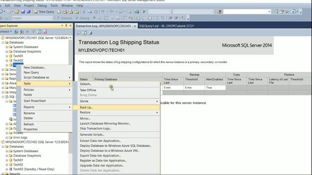 Logshipping not in sync, how can we re-synced without reconfiguration Logshiping issue fixed demo смотреть онлайн