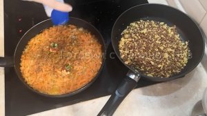 Гречка с пшеном. Просто - гречка с пшеном на сковороде. Вкусно, что хочется еще...
