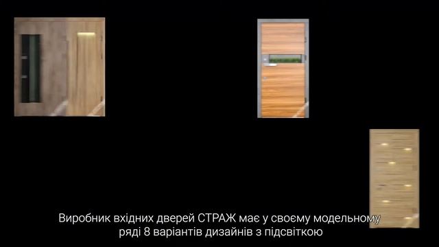 Входные двери серии Straj с подсветкой смотреть онлайн