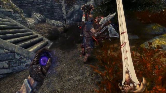 Skyrim:Warrior from Monster Hunter mod смотреть онлайн