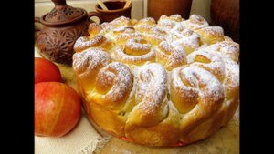 Домашний яблочный пирог на дрожжевом тесте / Вкусная выпечка