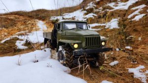 Через перевал на Урале 4320. #crossrc #uc6 #ural