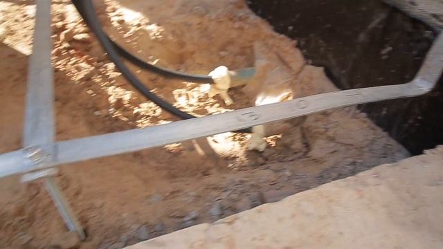Заземление из оцинкованных шпилек и ленты своими руками