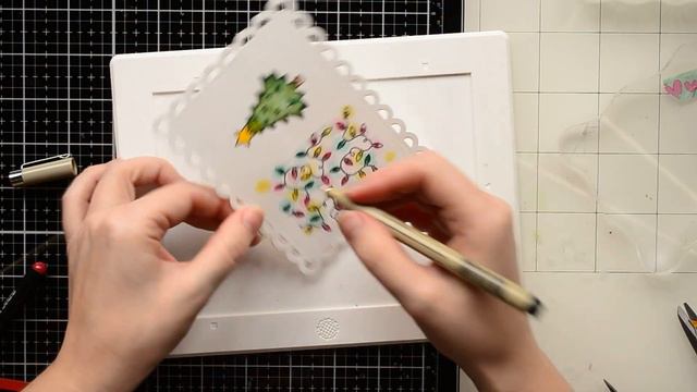 Partial shaker Christmas card смотреть онлайн